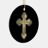 Orthodoxe Kreuz Keramik Ornament (Rechts)