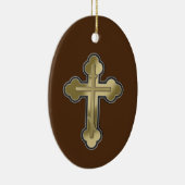 Orthodoxe Kreuz Keramik Ornament (Rechts)