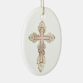 Orthodoxe Kreuz Keramik Ornament (Rechts)
