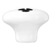 Orthodoxe Kreuz Keramikknauf (Seitenansicht)