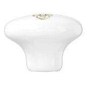 Orthodoxe Kreuz Keramikknauf (Seitenansicht)