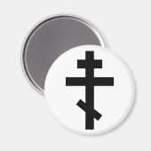 Orthodoxe Kreuz Magnet (Vorderseite/Rückseite)
