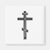Orthodoxe Kreuz Magnet (Vorne)