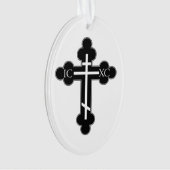 Orthodoxe Kreuz Ornament (Vorderseite)