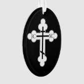 Orthodoxe Kreuz Ornament (Vorderseite)