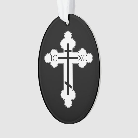 Orthodoxe Kreuz Ornament (Vorderseite)