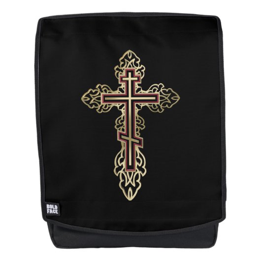 Orthodoxe Kreuz Rucksack (Vorderseite)