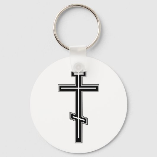 Orthodoxe Kreuz Schlüsselanhänger (Vorderseite)