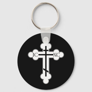 Orthodoxe Kreuz Schlüsselanhänger