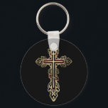 Orthodoxe Kreuz Schlüsselanhänger<br><div class="desc">Orthodoxe Kreuz</div>
