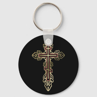 Orthodoxe Kreuz Schlüsselanhänger