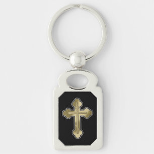 Orthodoxe Kreuz Schlüsselanhänger