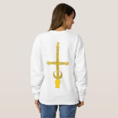 Orthodoxe Kreuz Sweatshirt (Schwarz voll)