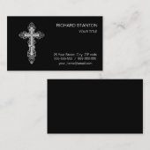 Orthodoxe Kreuz Visitenkarte (Vorne/Hinten)