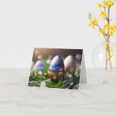 Orthodoxe Ostergrußkarte Karte (Gelbe Blume)