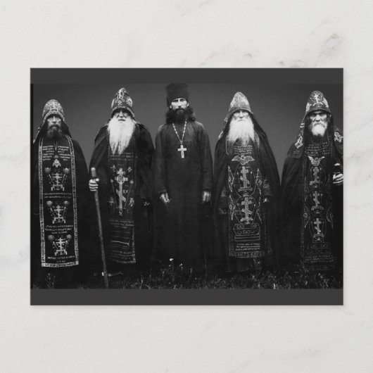 Orthodoxe Schemamonks Postkarte (Vorderseite)