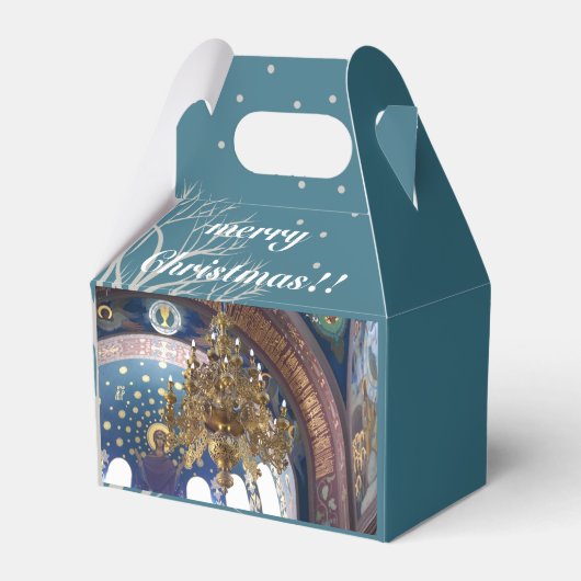 Orthodoxe Weihnachten. Die reiche Dekoration Geschenkschachtel (Vorderseite)