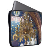Orthodoxe Weihnachten. Die reiche Dekoration Laptopschutzhülle (Vorne Rechts)