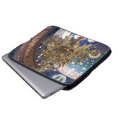 Orthodoxe Weihnachten. Die reiche Dekoration Laptopschutzhülle (Vorne Knopf)