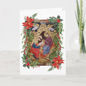 Orthodoxe Weihnachtskarte Einladung (Vorderseite)