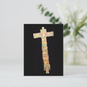 Orthodoxenkreuz Postkarte (Stehend Vorderseite)