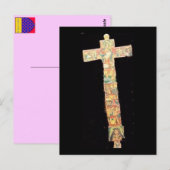 Orthodoxenkreuz Postkarte (Vorne/Hinten)