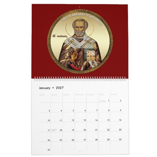 Orthodoxer Kalender 2025 (Jan 2027)