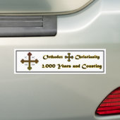 Orthodoxes Christentum 2.000 Jahre und Zählung Autoaufkleber (Auf Auto)