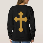 Orthodoxes Crosspulli Sweatshirt (Rückseite)