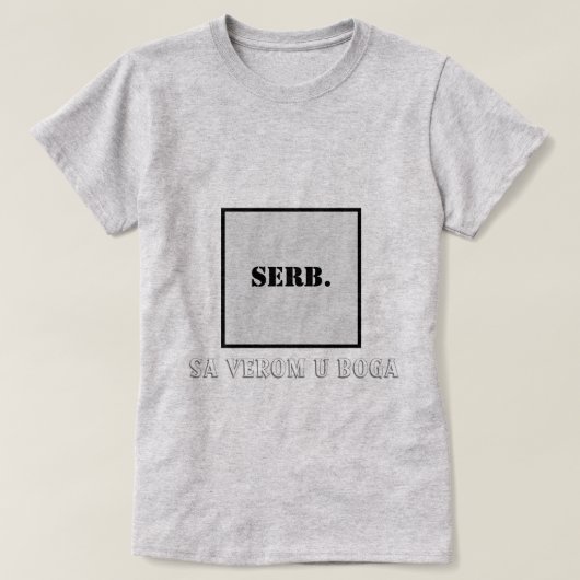 Orthodoxes Crosspulli T-Shirt (Design vorne)