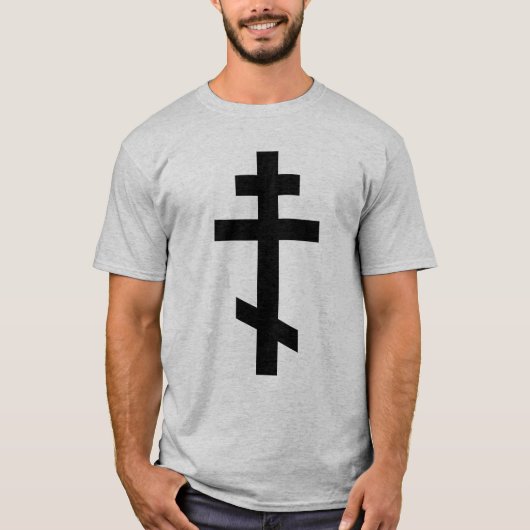 Orthodoxes Kreuz Christi T - Shirt (Vorderseite)