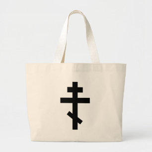 Orthodoxes Kreuz Jumbo Stoffbeutel