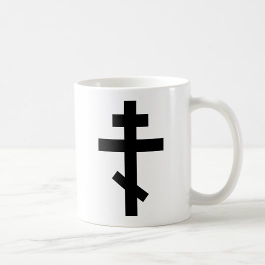 Orthodoxes Kreuz Kaffeetasse (Rechts)