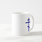 orthodoxes Kreuz orthodox cross Kaffeetasse (VorderseiteRechts)
