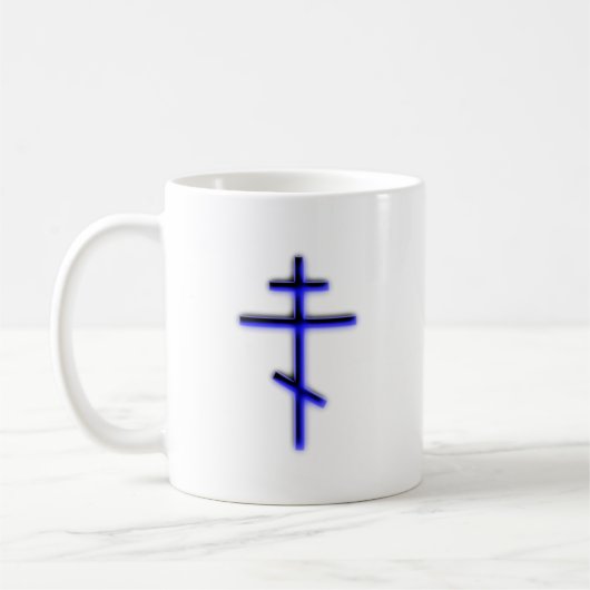 orthodoxes Kreuz orthodox cross Kaffeetasse (Links)