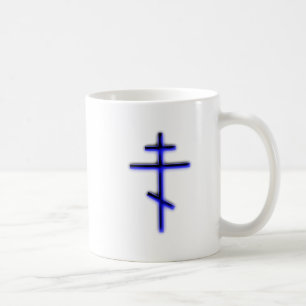 orthodoxes Kreuz orthodox cross Kaffeetasse