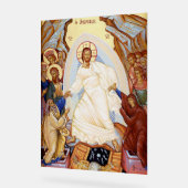Orthodoxes Symbol der Anastasenresurrektion Acrylschild (Winkel)