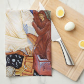 Orthodoxes Symbol der Anastasenresurrektion Geschirrtuch (Viertel Falte)