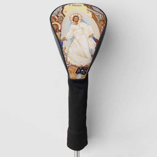 Orthodoxes Symbol der Anastasenresurrektion Golf Headcover (Vorderseite)