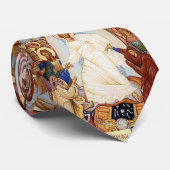 Orthodoxes Symbol der Anastasenresurrektion Krawatte (Gerollt)