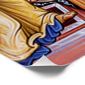 Orthodoxes Symbol der Anastasenresurrektion Poster (Ecke)