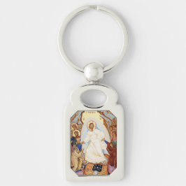 Orthodoxes Symbol der Anastasenresurrektion Schlüsselanhänger