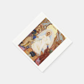 Orthodoxes Symbol der Anastasenresurrektion Serviette (Ecke)