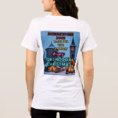 Orthodoxes Weihnachtsfest Tri-Blend Shirt (Rückseite)