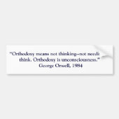 ORTHODOXIE AUTOAUFKLEBER (Vorne)