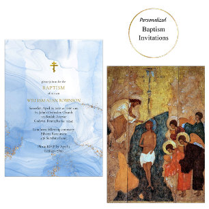 Orthodoxische christliche Taufe Quelle des ewigen Einladung