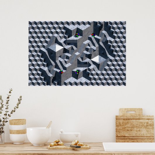 Orthonormal Poster (Küche)