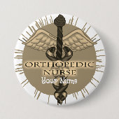 Orthopädas Button Caduceus (Vorderseite)