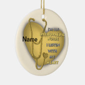 Orthopädas Gelbes Herz Keramik Ornament (Rechts)