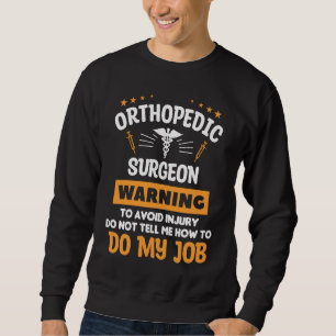 Orthopäde warnt: Um Verletzungen zu vermeiden, nic Sweatshirt
